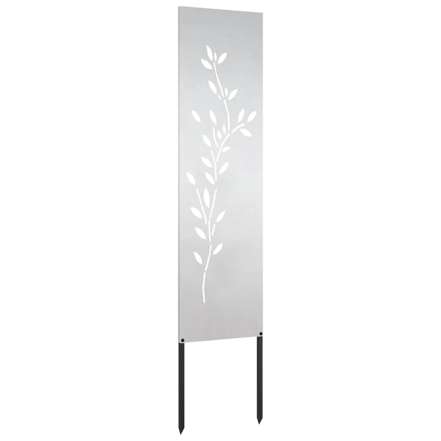 Écran de confidentialité de jardin Floral Argenté 32 x 140 cm - 5