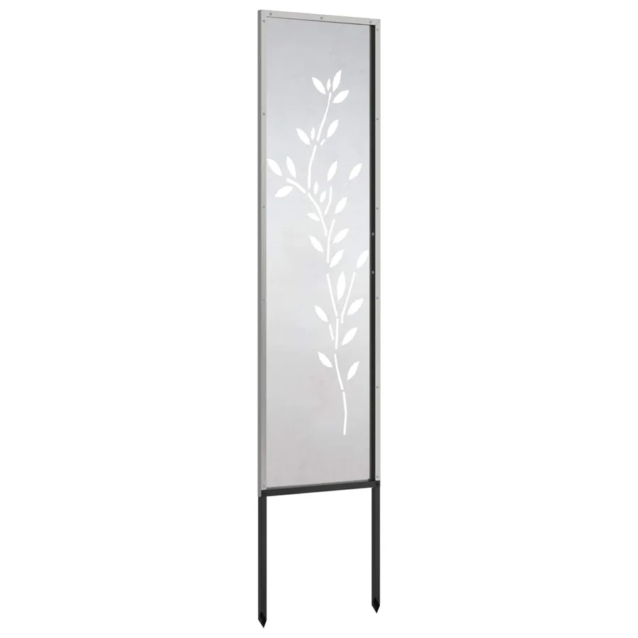 Écran de confidentialité de jardin Floral Argenté 32 x 140 cm - 6
