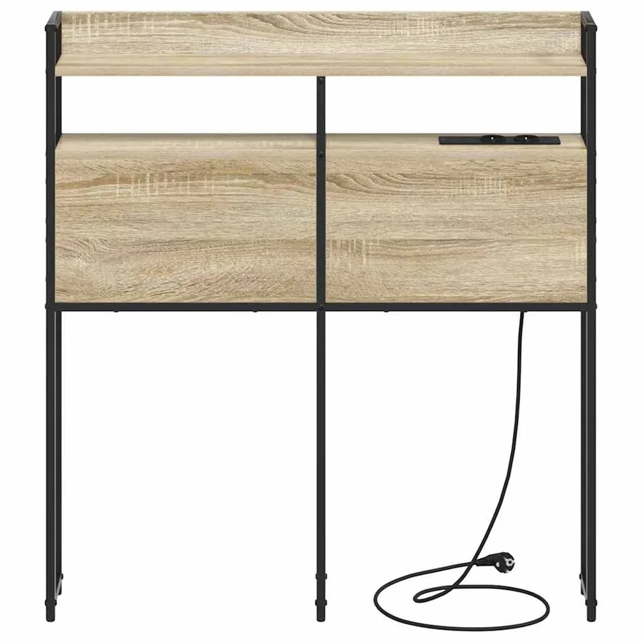 Tête de lit de rangement Chêne sonoma Bois d'ingénierie - 6