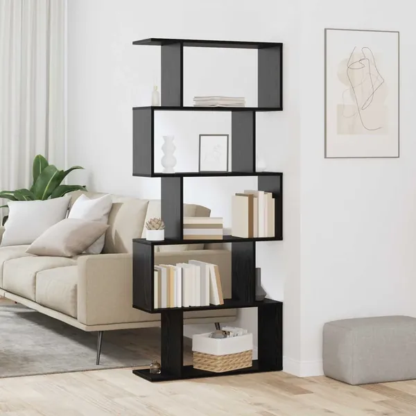 Bibliothèque Chêne noir 70 x 24 x 161 cm Bois d'ingénierie