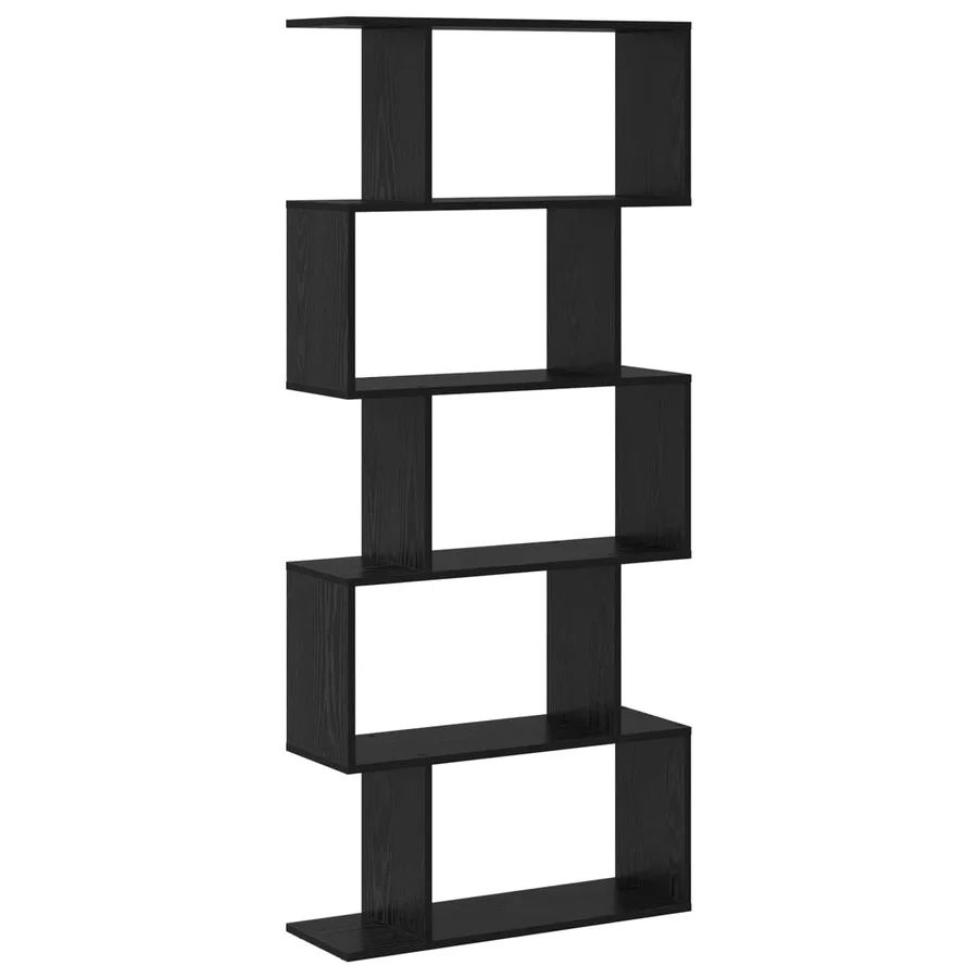 Bibliothèque Chêne noir 70 x 24 x 161 cm Bois d'ingénierie - 2