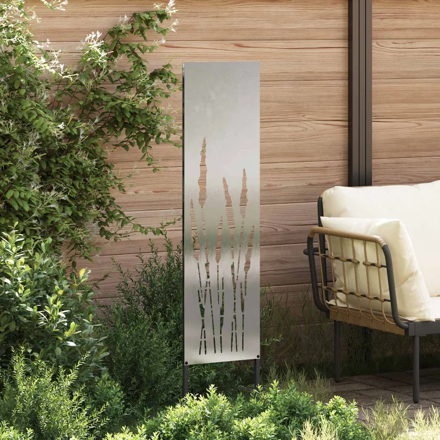 Écran de confidentialité de jardin Fretwork Argenté 32 x 140 cm - 3