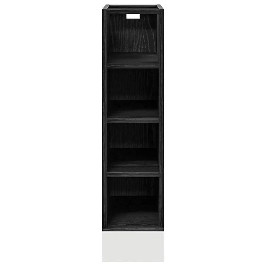 Meuble de cuisine bas Chêne noir 20 x 44,5 x 81,5 cm - 5