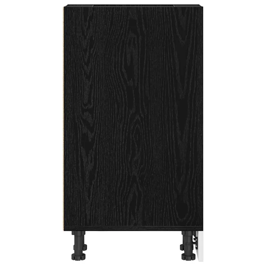 Meuble de cuisine bas Chêne noir 20 x 44,5 x 81,5 cm - 6