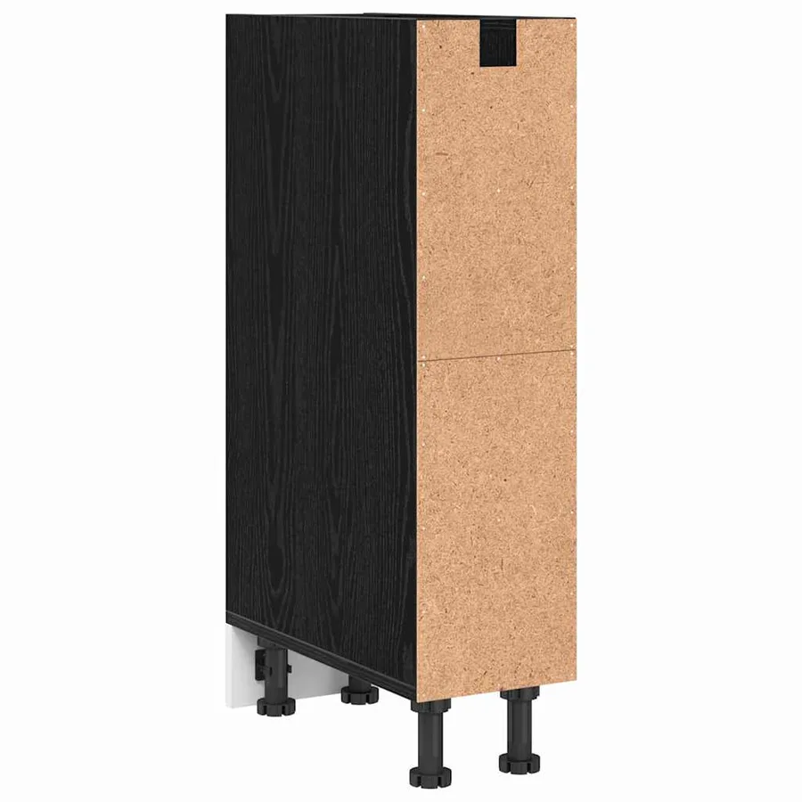 Meuble de cuisine bas Chêne noir 20 x 44,5 x 81,5 cm - 7
