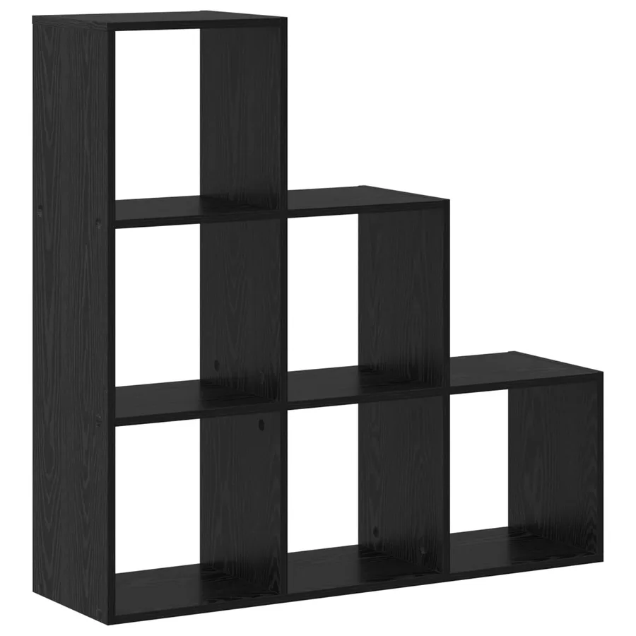Cloison Bibliothèque Chêne noir 99 x 29 x 99 cm - 2