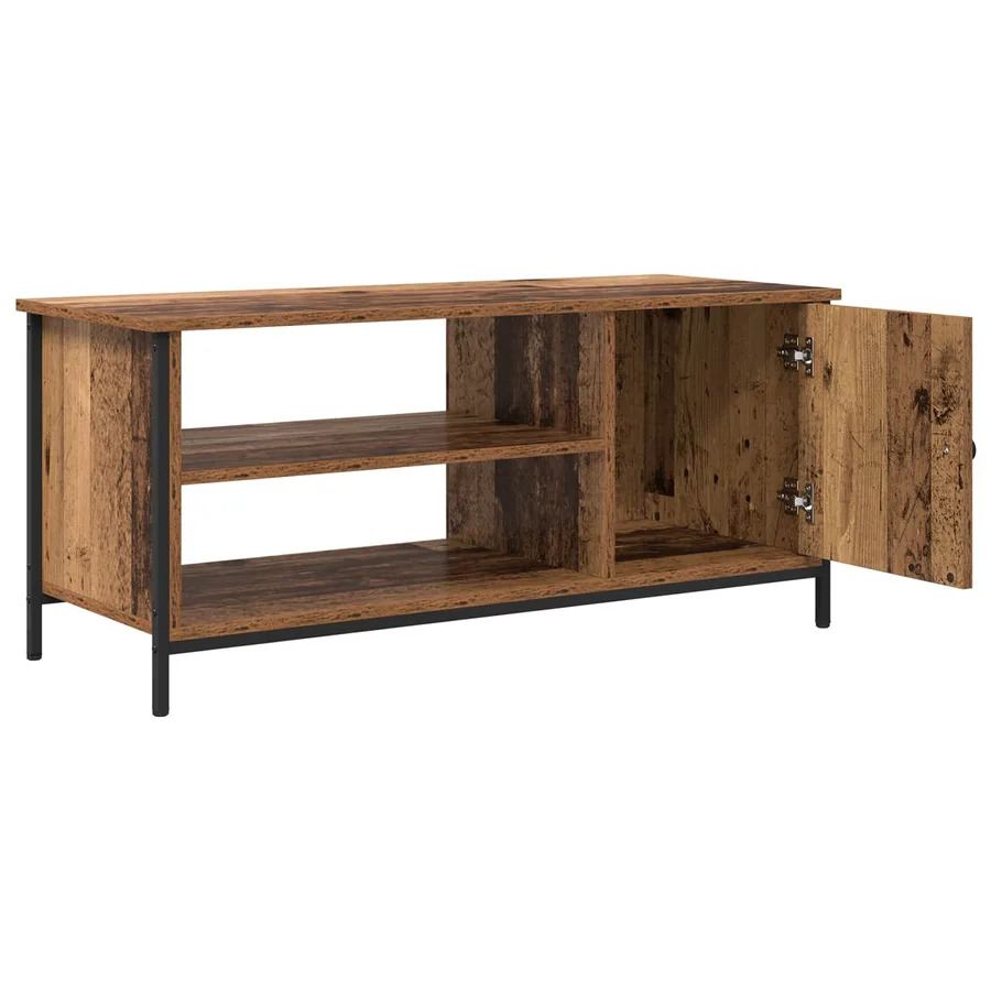 Meuble TV Bois Ancien 100 x 40 x 45 cm Bois d'ingénierie - 5