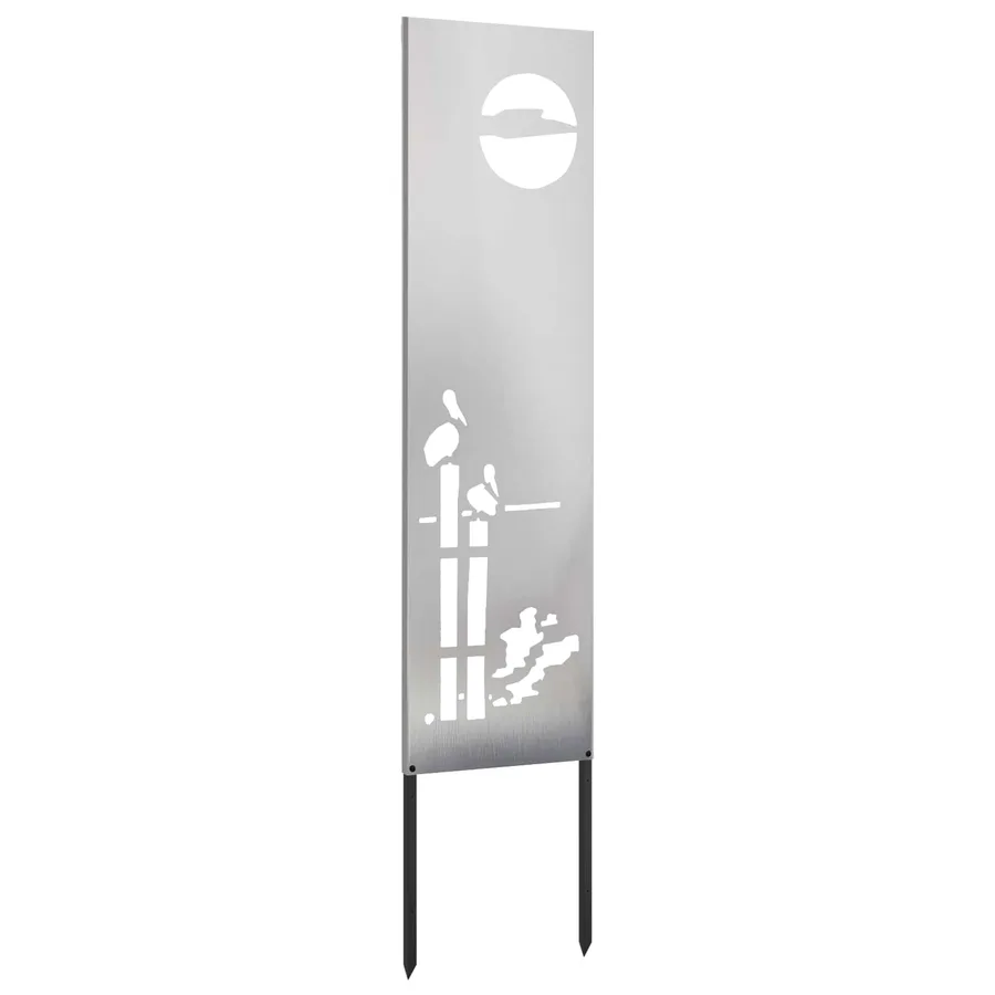 Écran de confidentialité de jardin Fretwork Argenté 32 x 140 cm - 4