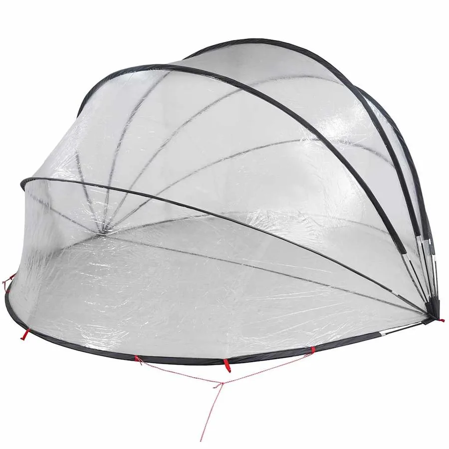 Dôme de piscine Transparent 500 x 500 x 236 cm PVC - 10