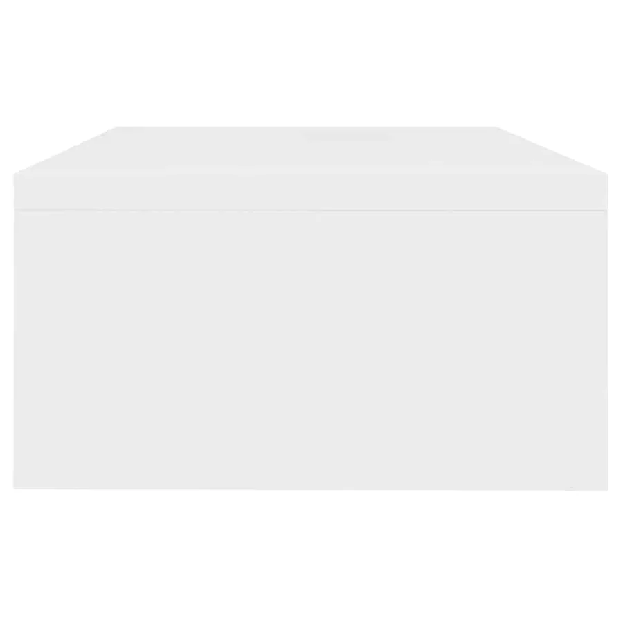 Support de moniteur Blanc 42 x 24 x 13 cm Bois d'ingénierie - 5