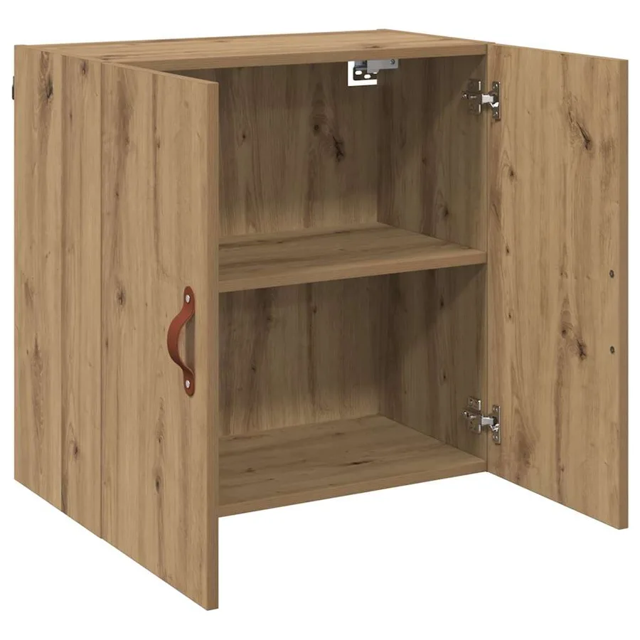 Meuble mural 60 x 31 x 60 cm Bois d'ingénierie chêne artisanal - 5