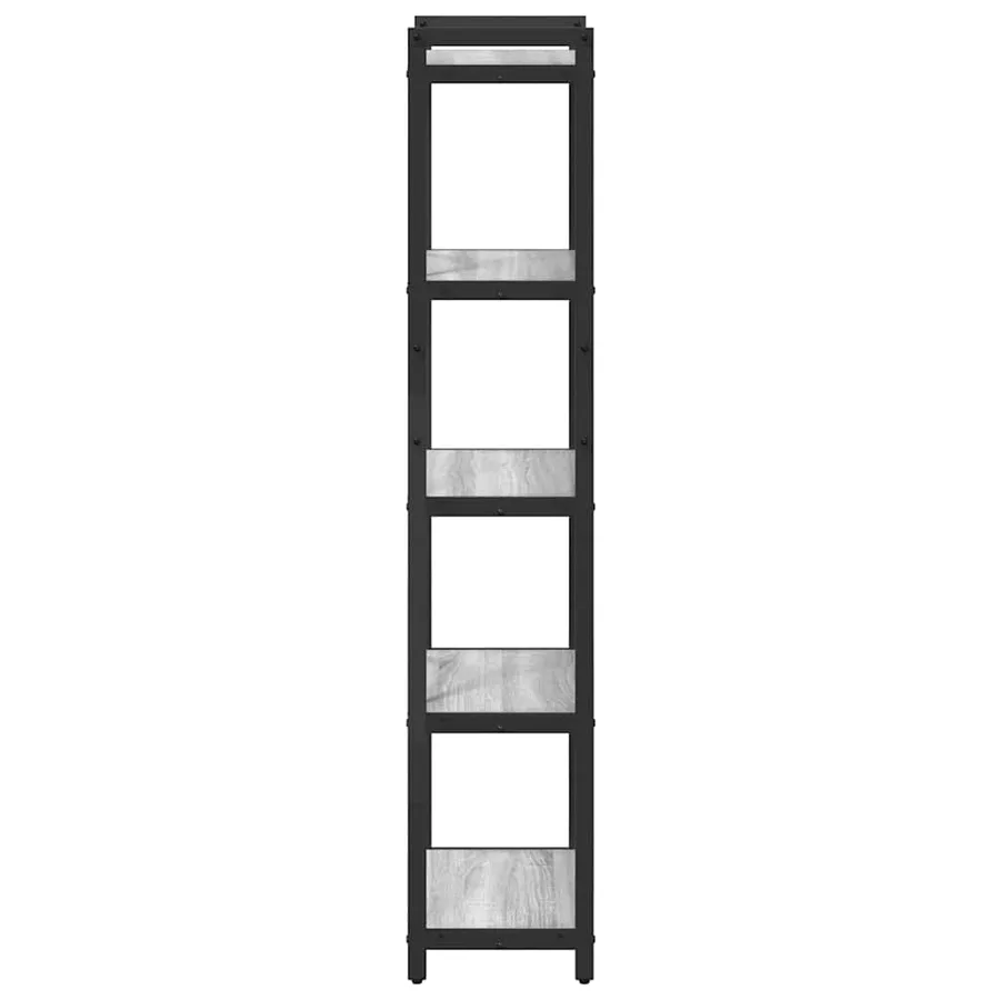 Étagère Sonoma gris 40 x 30 x 155 cm Bois d'ingénierie - 6