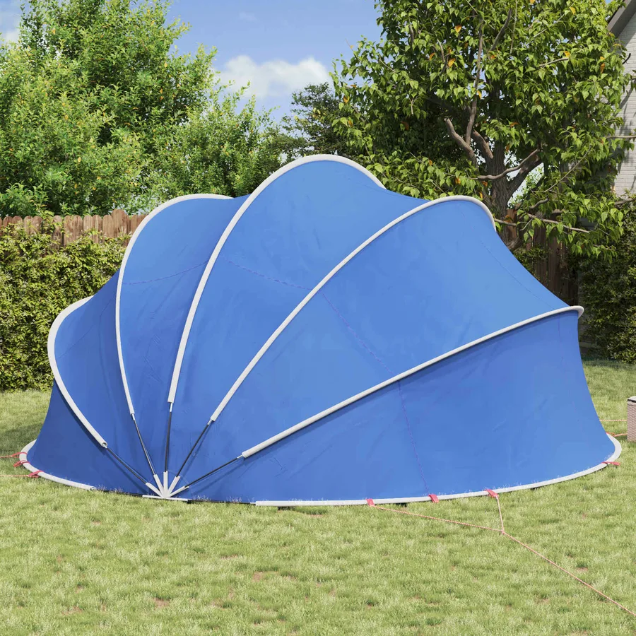 Dôme de piscine 546 x 516 x 250 cm Bleu azure - 4