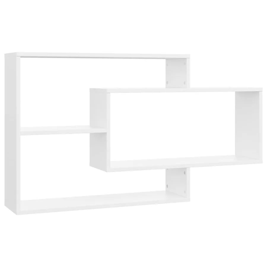 Étagères murales Blanc 104x20x58,5 cm Bois d'ingénierie - 2