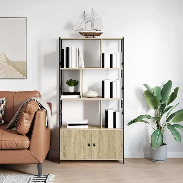 Étagère Chêne Sonoma 80 x 30 x 155,5 cm Bois d'ingénierie