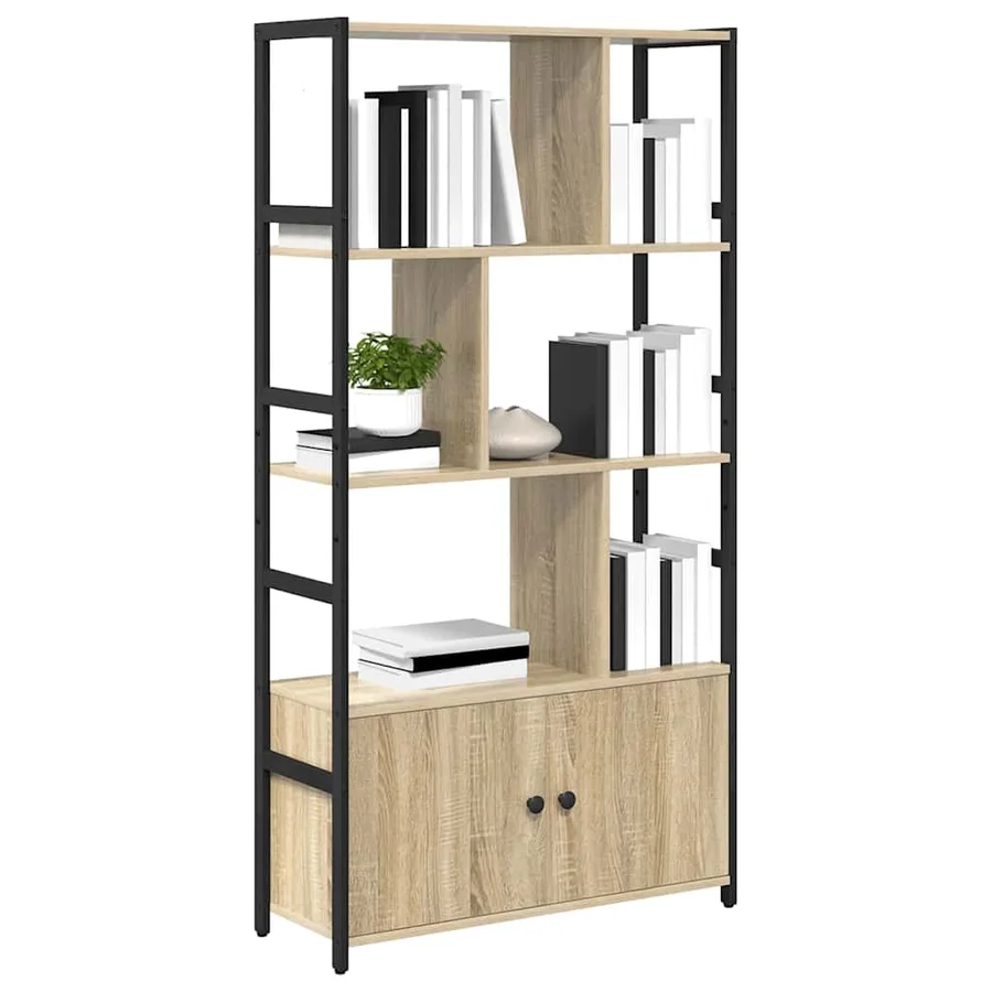 Étagère Chêne Sonoma 80 x 30 x 155,5 cm Bois d'ingénierie - 3