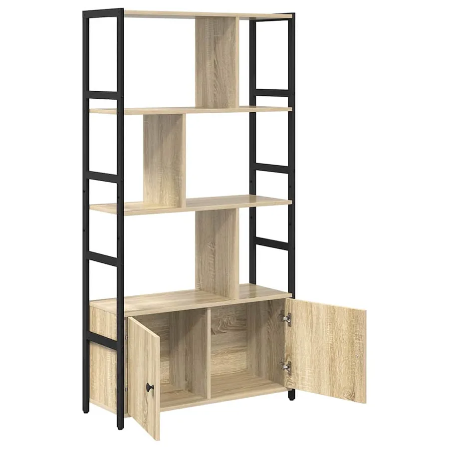 Étagère Chêne Sonoma 80 x 30 x 155,5 cm Bois d'ingénierie - 5
