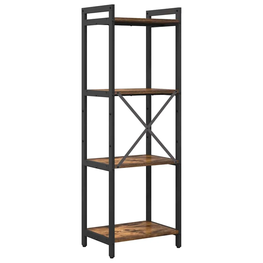 Étagère Chêne fumé 40 x 30 x 119 cm Bois d'ingénierie - 6