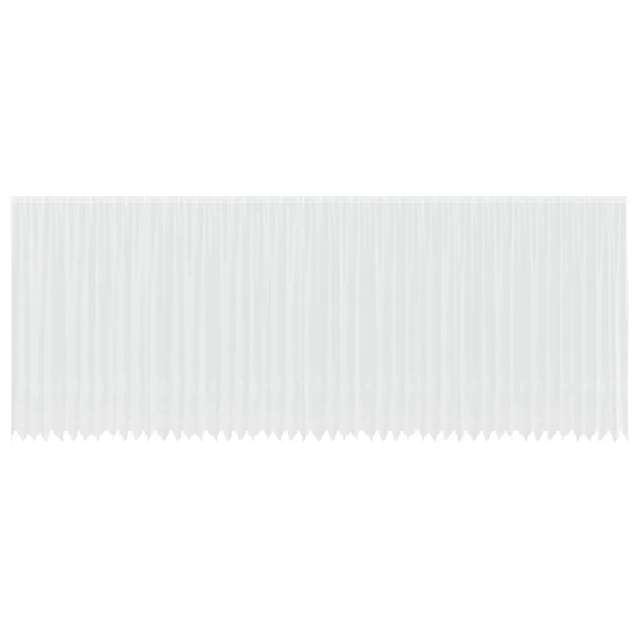 Rideau en Dentelle Floral Blanc 300 x 1200 cm Polyester - 2