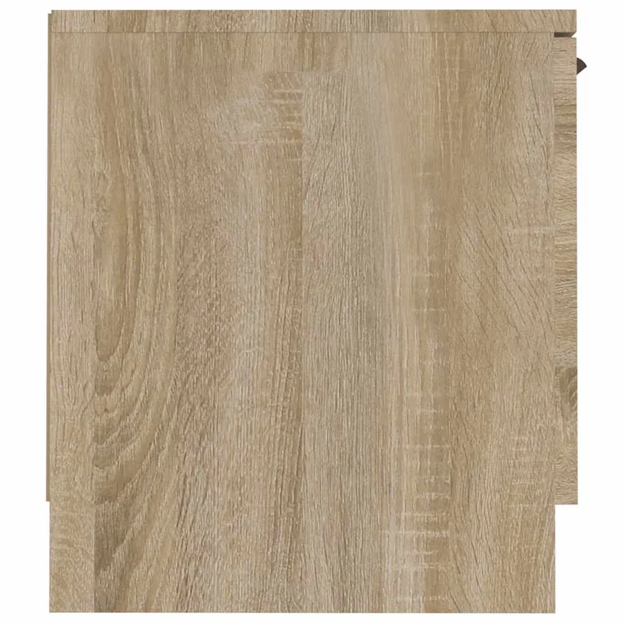 Meuble TV Chêne Sonoma 140x35x40 cm Bois d'ingénierie - 7