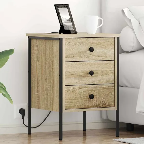 Cabinet de chevet avec tiroir Chêne Sonoma 42 x 41 x 61 cm
