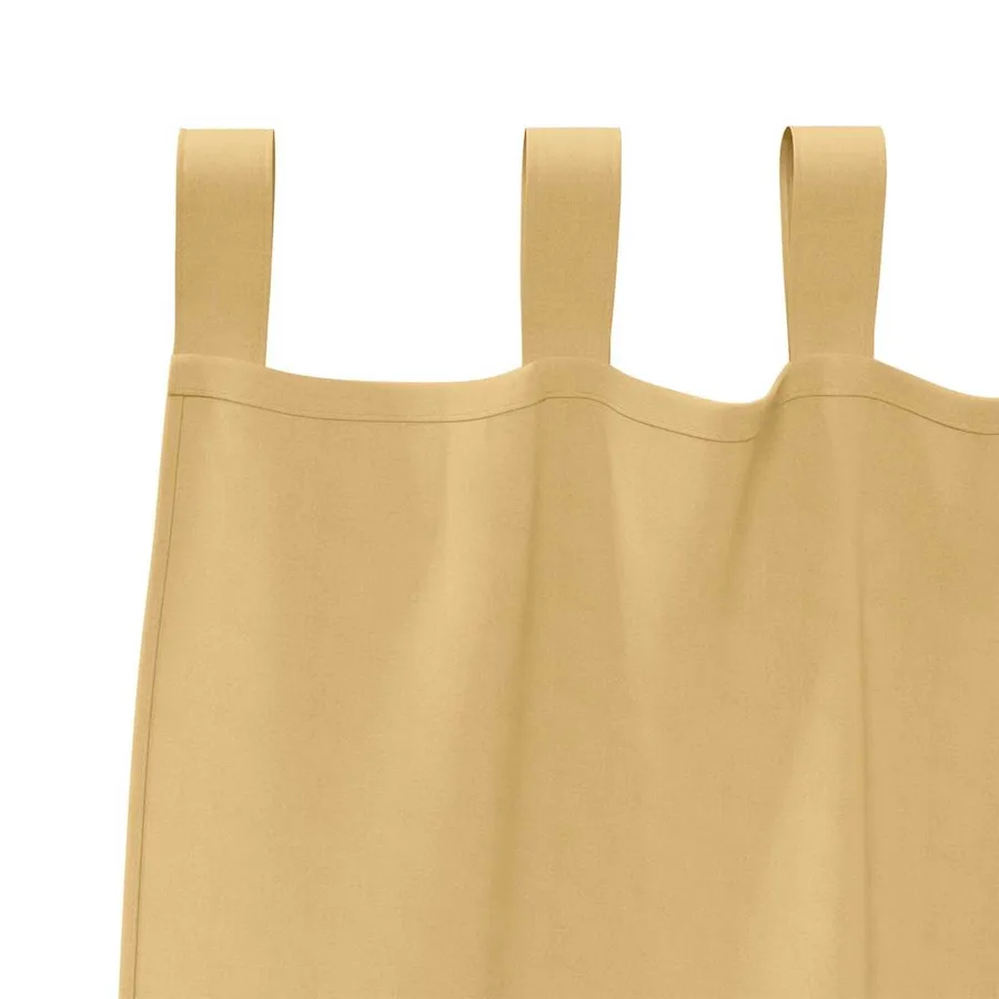 Rideaux occultants avec anneaux 2 pcs Beige 225 x 140 cm - 5