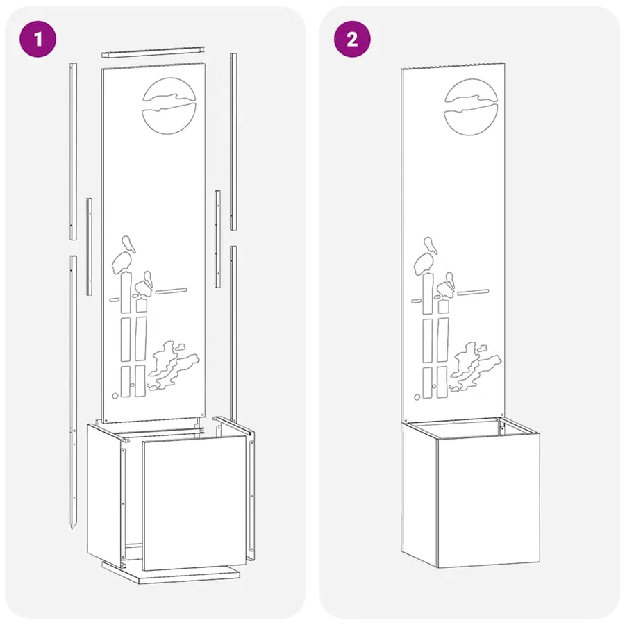 Écran de confidentialité de jardin Anthracite 32 x 150 cm - 9