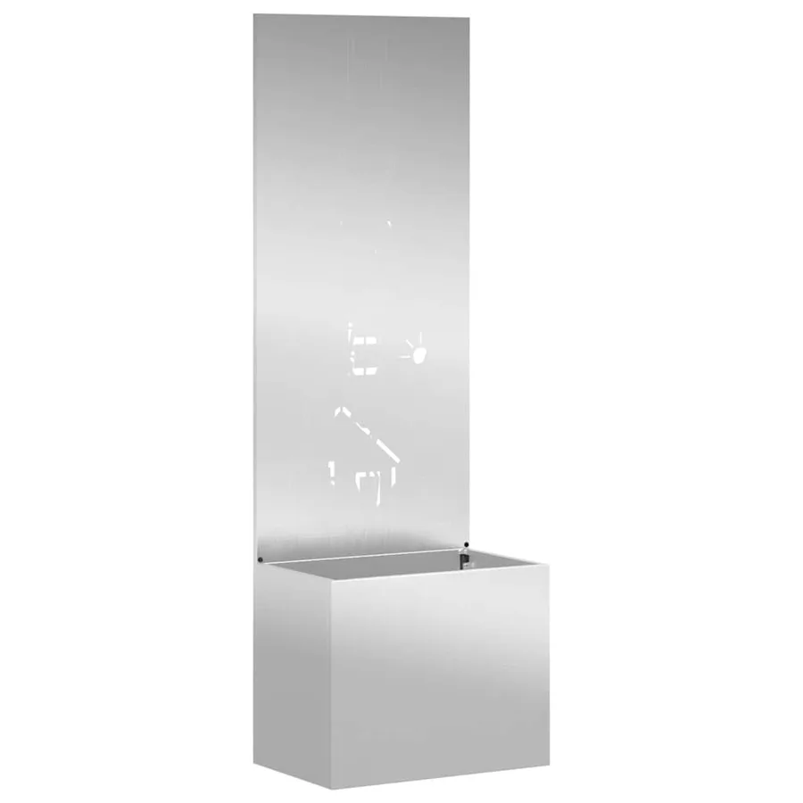 Écran de confidentialité de jardin Fretwork Argenté 50 x 150 cm - 2