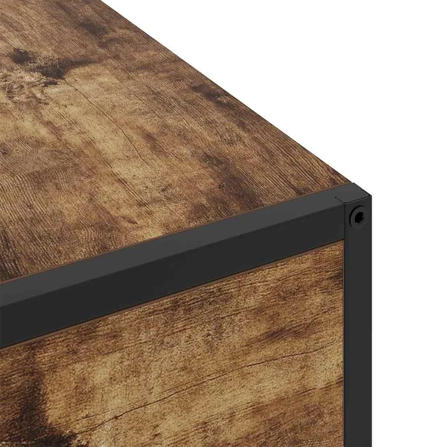 Cabinet de chevet Chêne fumé 40 x 27 x 76 cm Bois d'ingénierie - 10
