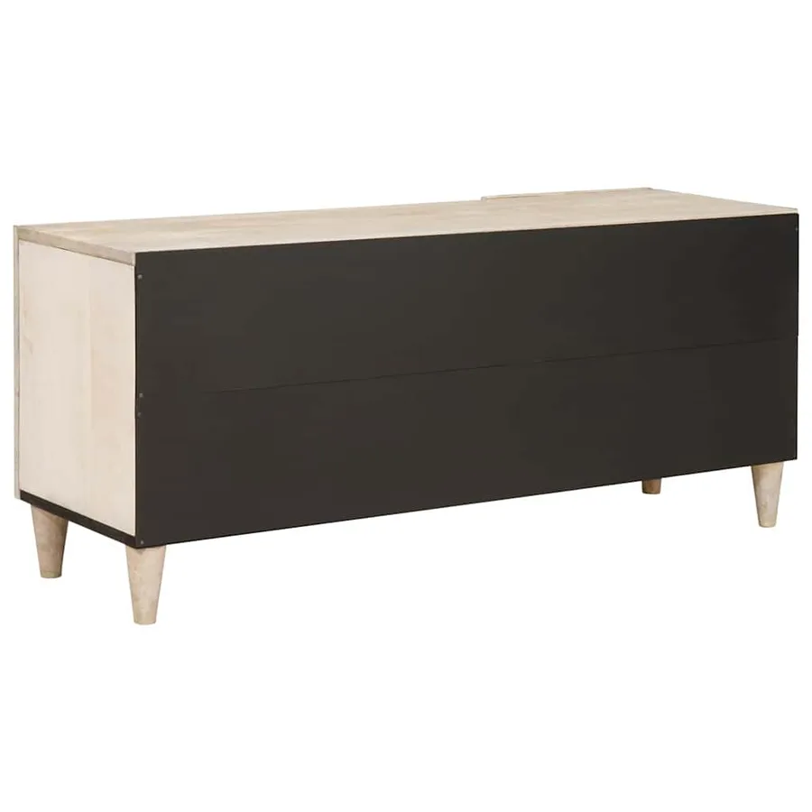 Unites TV avec tiroir Blanc 105 x 33 x 46 cm Bois d'ingénierie - 5