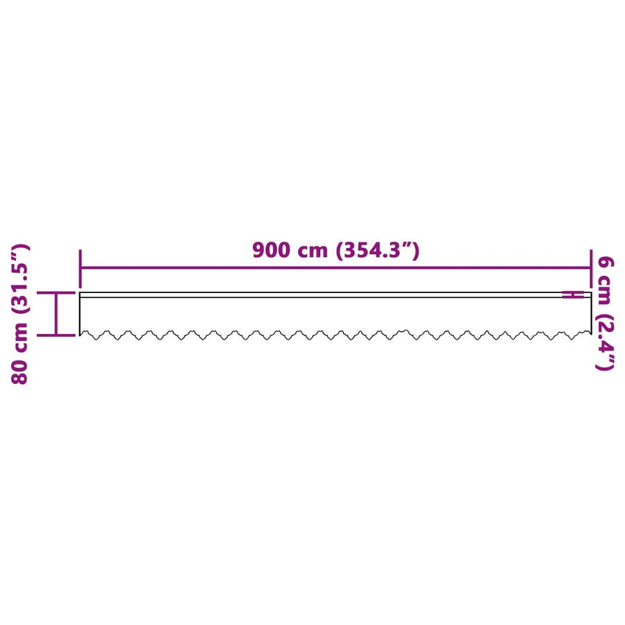 Rideau en Dentelle avec des rideaux Blanc 80 x 900 cm Polyester - 8