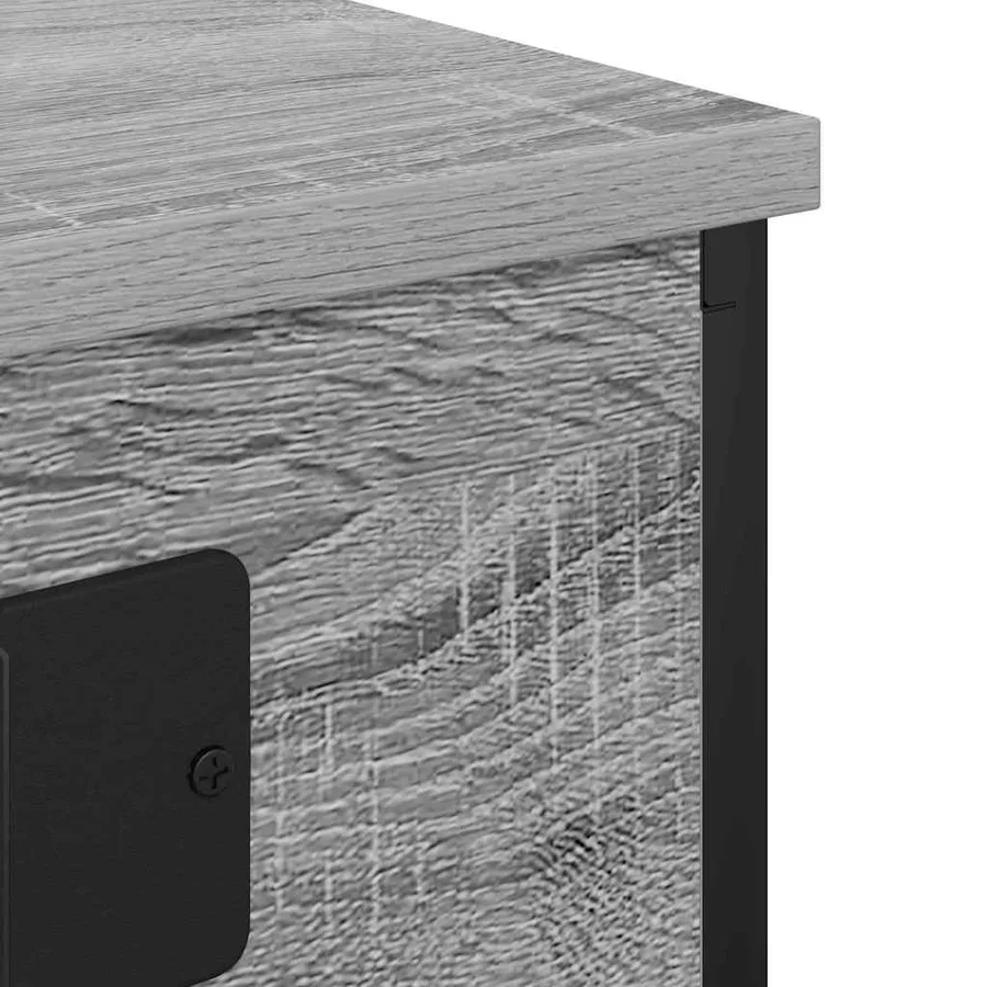 Cabinet de chevet 2 pcs Gris Sonoma 41 x 31 x 76 cm - 8