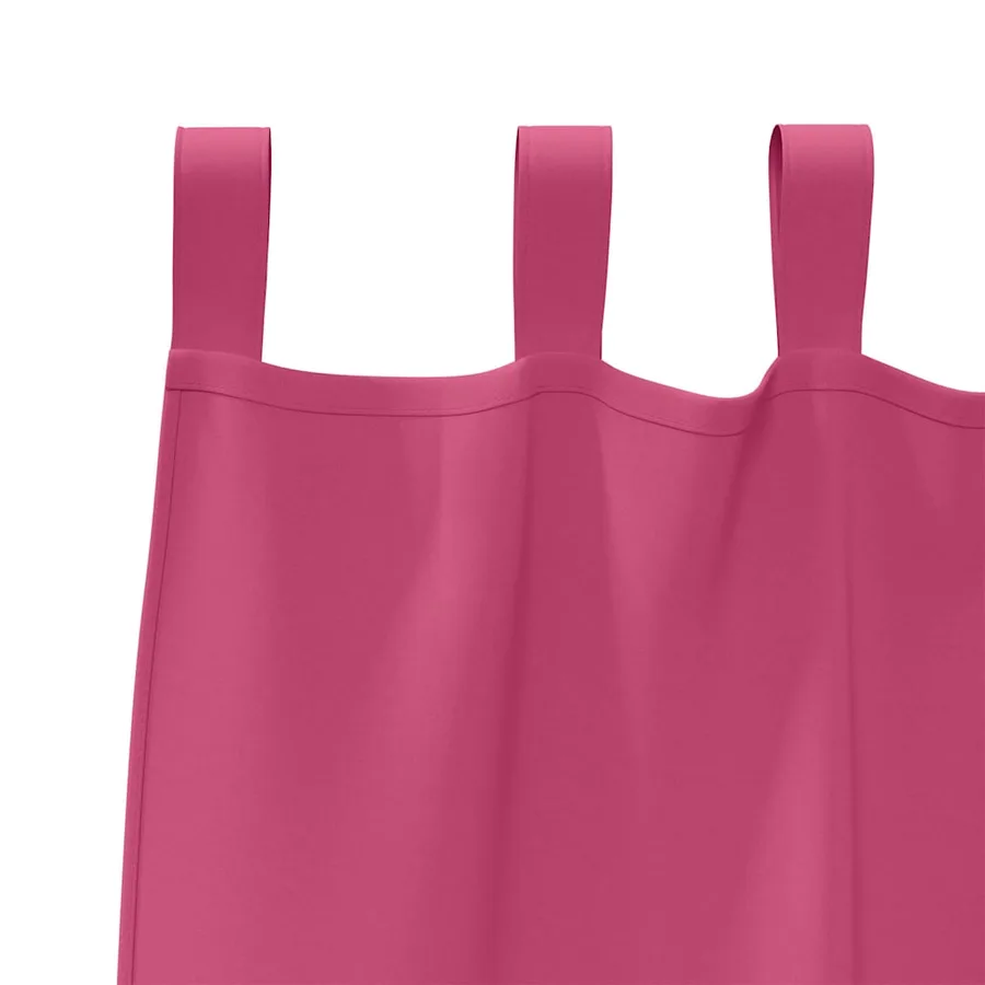 Rideaux occultants avec anneaux 2 pcs Rose vif 225 x 140 cm - 5