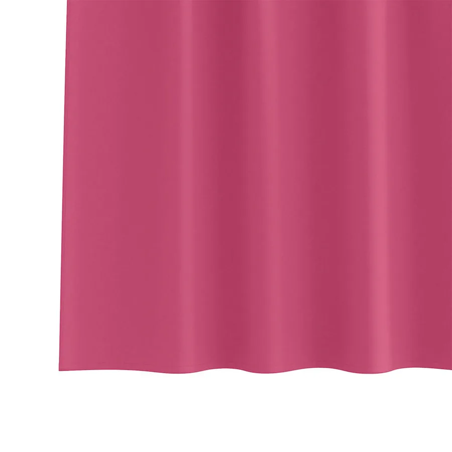 Rideaux occultants avec anneaux 2 pcs Rose vif 225 x 140 cm - 6