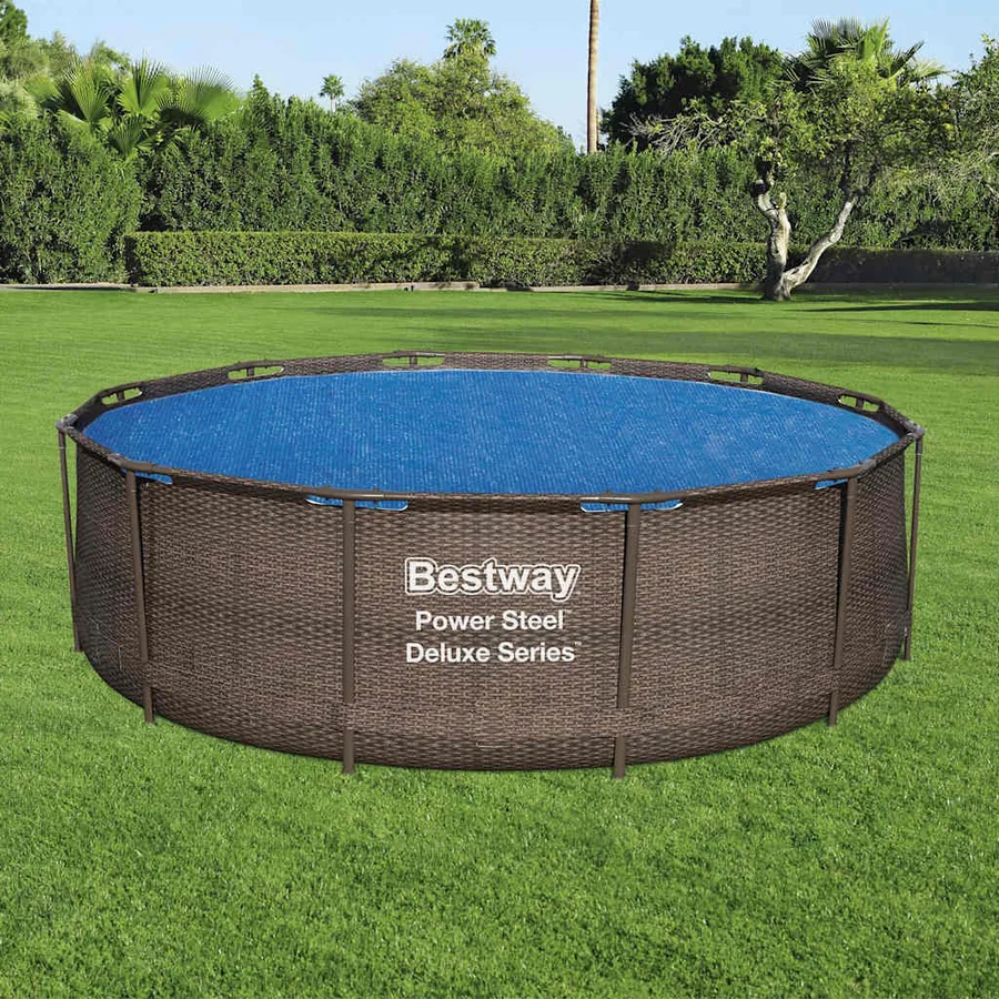 Bestway Couverture solaire de piscine Flowclear 356 cm - 4