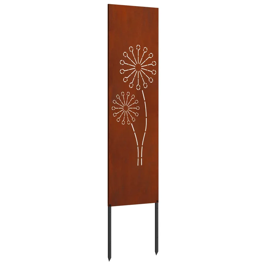 Écran de confidentialité de jardin Fretwork Rouillé 32 x 140 cm - 2