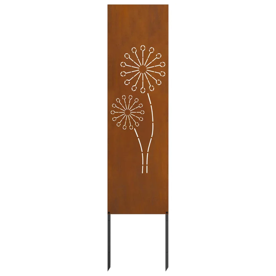 Écran de confidentialité de jardin Fretwork Rouillé 32 x 140 cm - 4