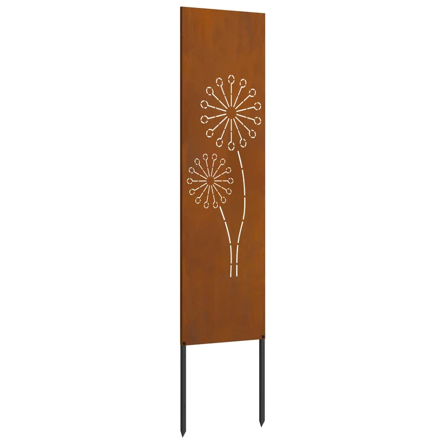 Écran de confidentialité de jardin Fretwork Rouillé 32 x 140 cm - 6