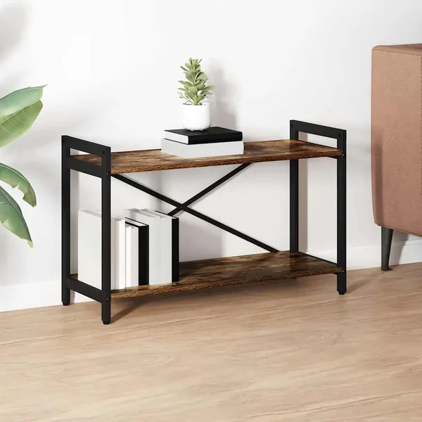 Étagère Chêne fumé 80 x 30 x 50 cm Bois d'ingénierie