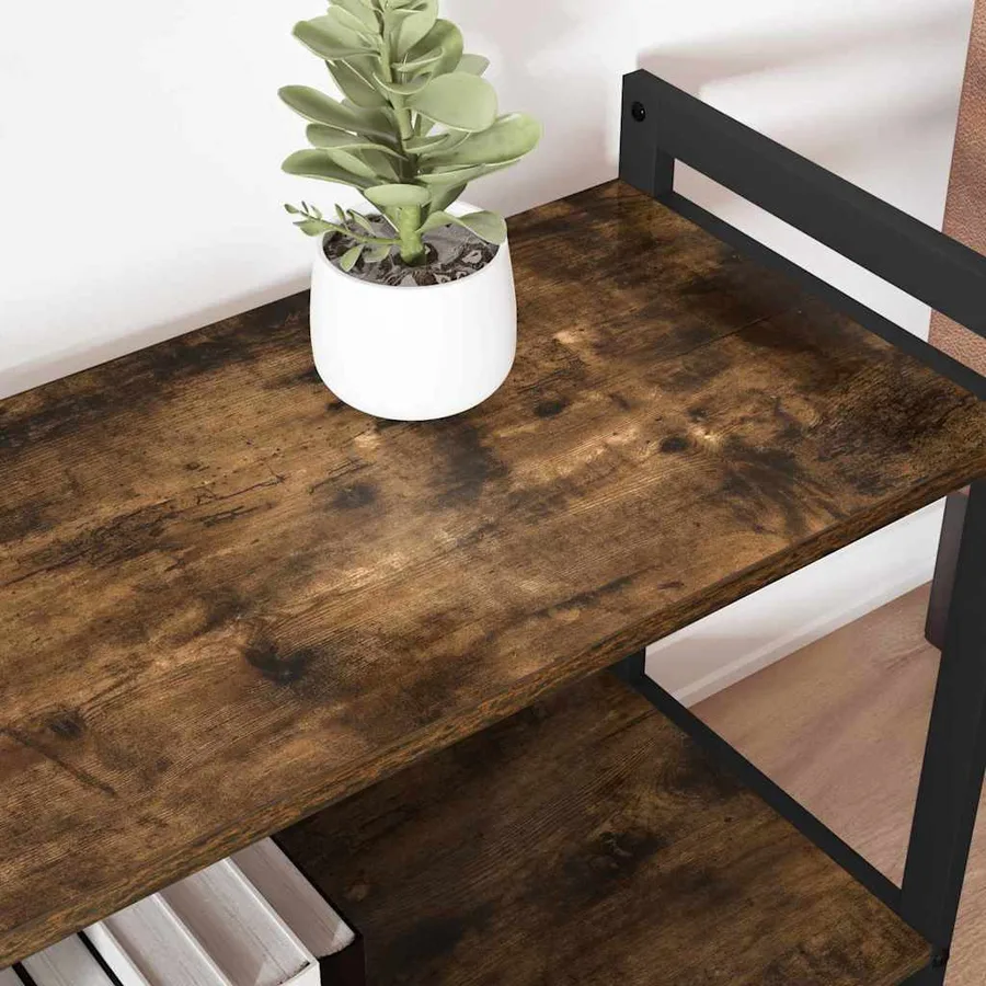 Étagère Chêne fumé 80 x 30 x 50 cm Bois d'ingénierie - 4