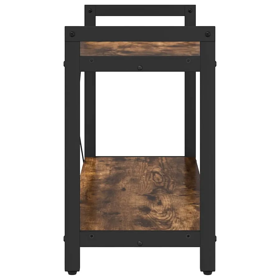 Étagère Chêne fumé 80 x 30 x 50 cm Bois d'ingénierie - 6