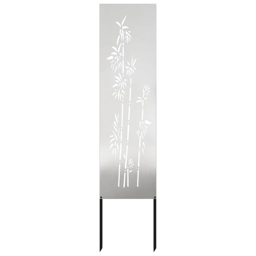 Écran de confidentialité de jardin Floral Argenté 32 x 140 cm - 2