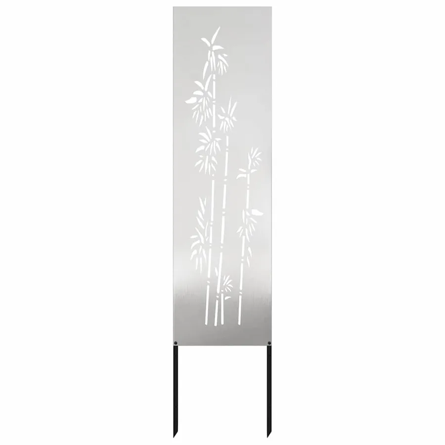 Écran de confidentialité de jardin Floral Argenté 32 x 140 cm - 4