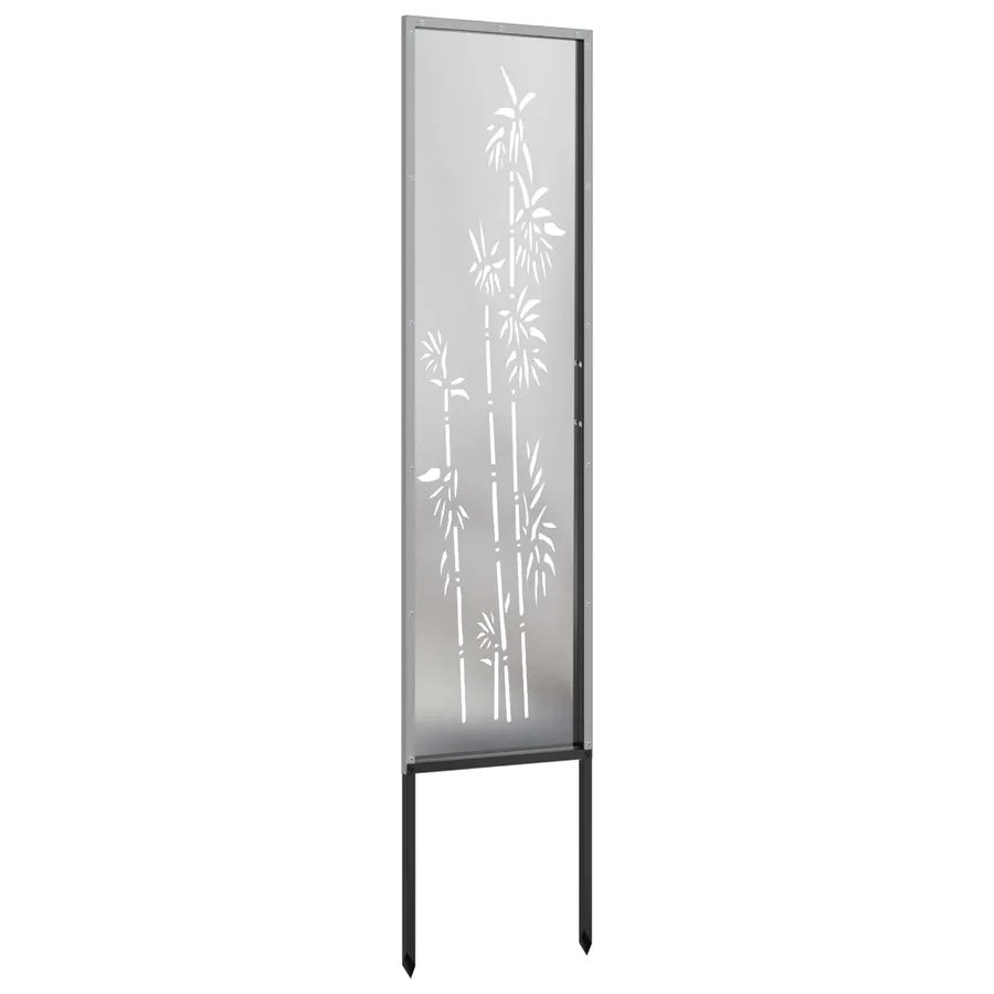 Écran de confidentialité de jardin Floral Argenté 32 x 140 cm - 6