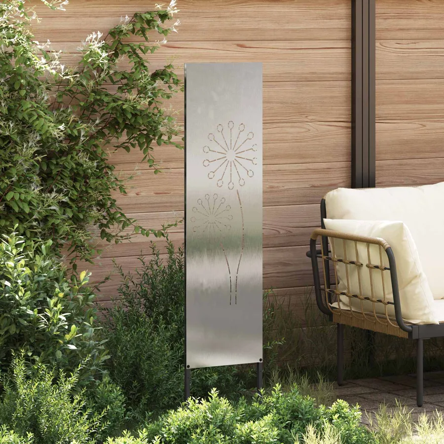 Écran de confidentialité de jardin Fretwork Argenté 32 x 140 cm - 3