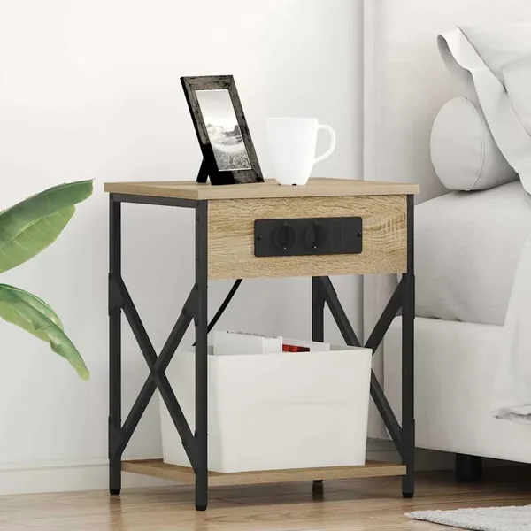 Cabinet de chevet Chêne Sonoma 41 x 31 x 51 cm