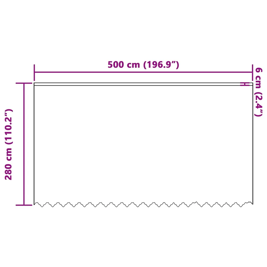 Rideau en Dentelle Floral Blanc 280 x 500 cm Polyester - 8