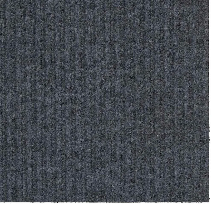 Tapis Couloir Gris 80 x 200 cm tissu - 4