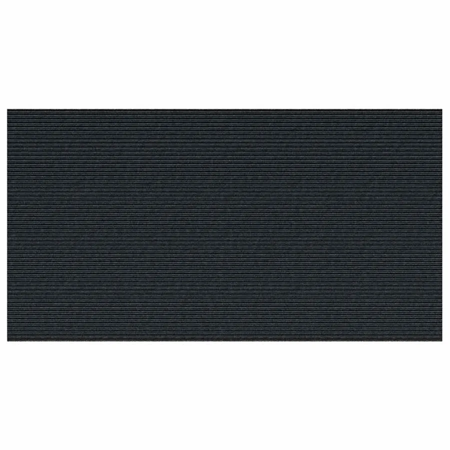 Tapis Couloir Anthracite 80 x 150 cm tissu - 2