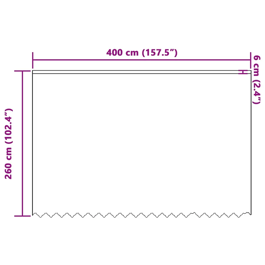 Rideau en Dentelle Floral Blanc 260 x 400 cm Polyester - 8